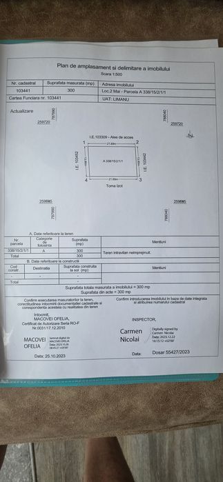 Teren intravilan 2 Mai
