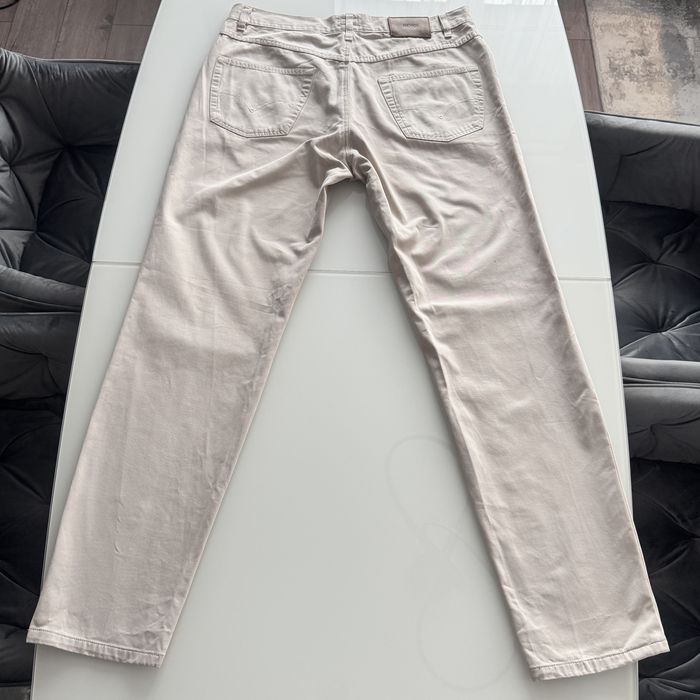 Blugi Hugo Boss Crem Bumbac