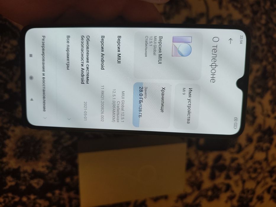 Mi 9 Flagman telefon, Xiaomi. 6/128 GB Xotira, Snapdragon 855 protsess