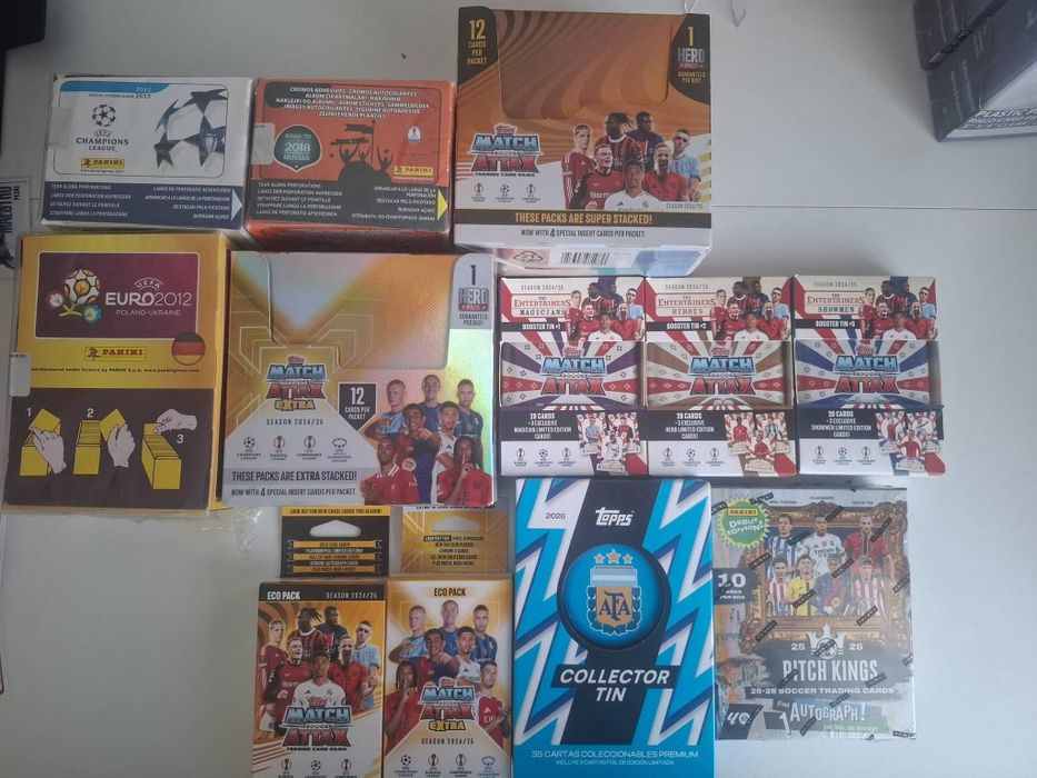 Topps / Panini футболни карти и стикери