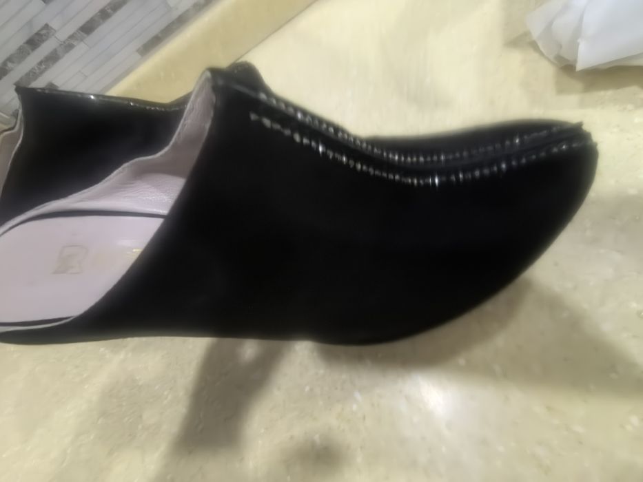 Сабо замшевые выходные