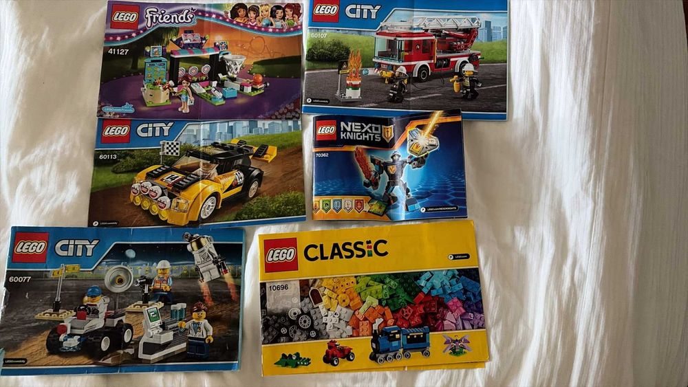 LEGO LOT 15 kg piese originale + 150 figurine + instrucțiuni