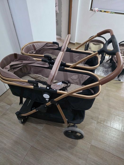 Бебешка двойна количка - Chipolino Duo Smart + аксесоари