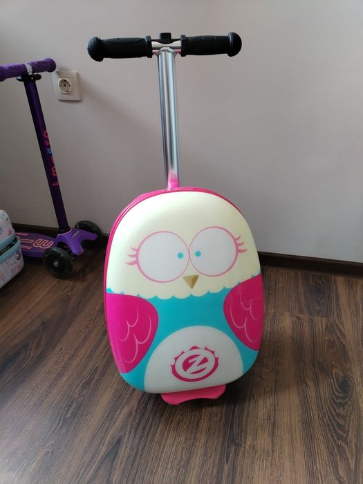 2в1 куфар и тротинетка