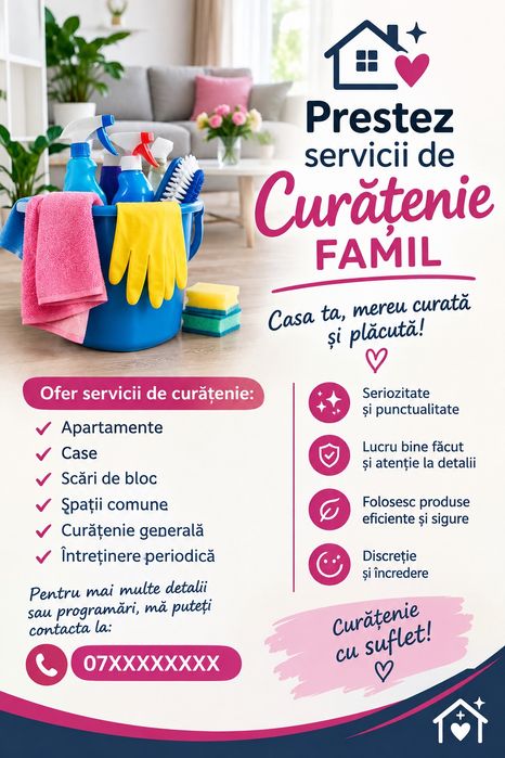 Curățenie la domiciliul