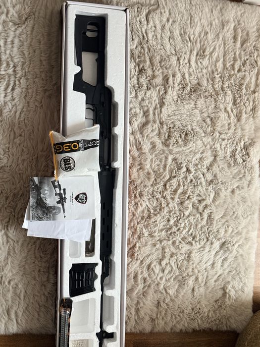 Pusca Lunetist Airsoft SVD Dragunov 540FPS  2.4J