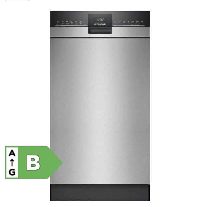 Съдомиялна за частично вграждане SIEMENS iQ300 SR43ES25ME, 10 комплекта 45 см.