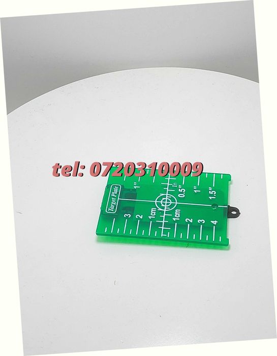 Placa Tinta Pentru Nivele Laser Plastic Verde Neo