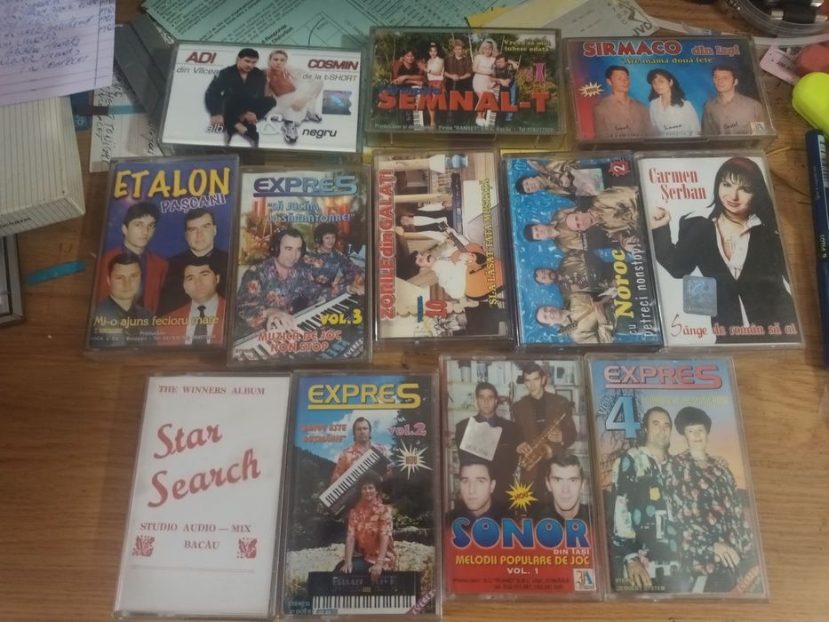 Lot casete audio vintage