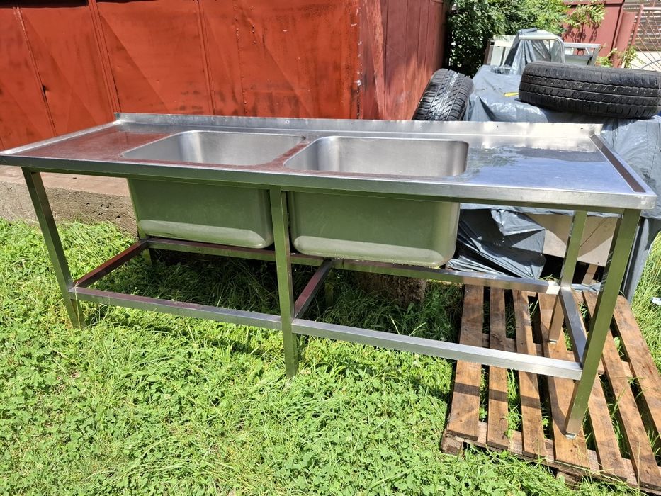 Chiuveta dublă inox