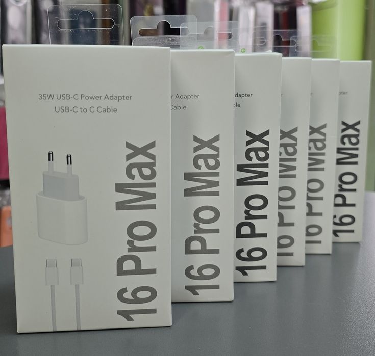 Зарядно 35W адаптер и кабел за iPhone 16 Pro Max бързо зареждане