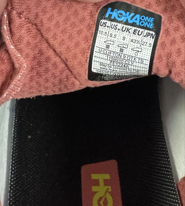 Маратонки Hoka clifton 9 gtx