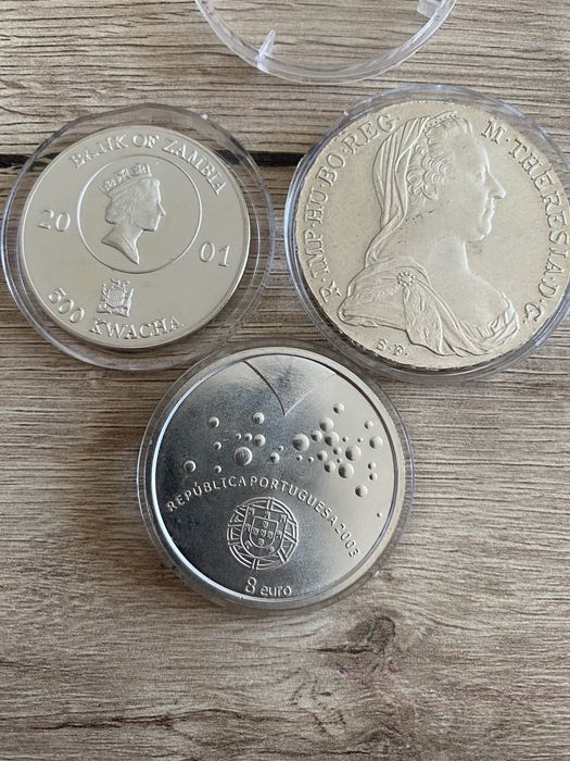 3 buc monede argint colectie