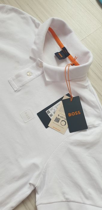 Hugo Boss Pique Cotton Slim Fit Stretch XL НОВО ОРИГИНАЛ Мъжка Тениска