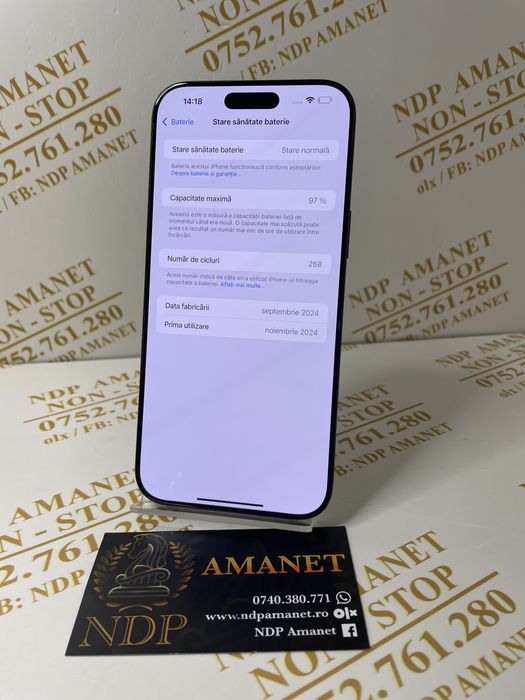NDP Amanet Braila Iphone 16 Pro Max 512gb (44964)