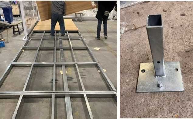 Тента тип Пагода за събития  4×51 м с подова система – като нова