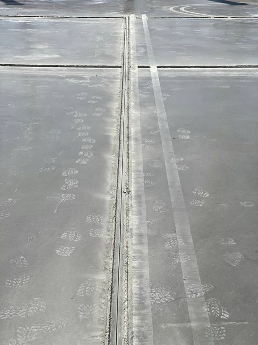 Бетонные дороги. стяжка. топинг.