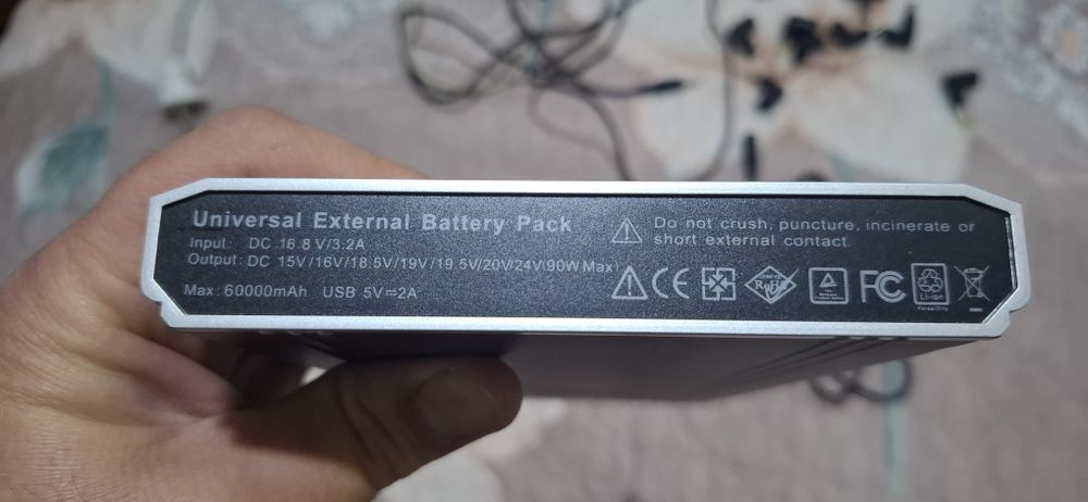 Power bank 60.000 mah для ноутбуков,телефонов и т.д