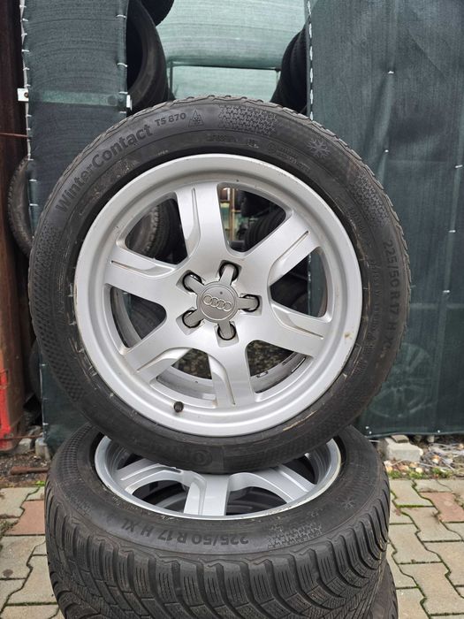 Jante Audi A5 Anvelope Iarna Continental Winter Contact 225 50 17 M+S