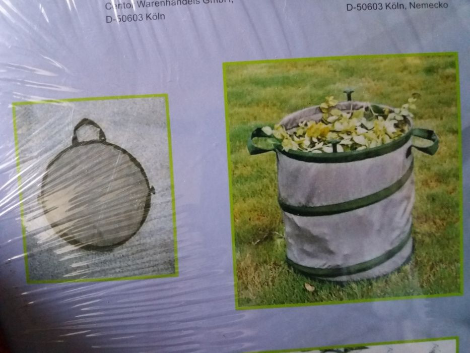 Sac NOU pliabil pt gradina/depozitare-100 l-cu manere si autosustinere