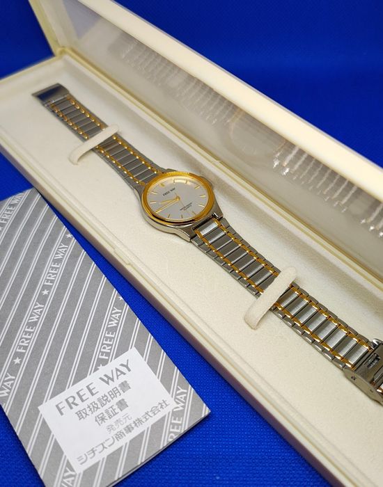 Citizen Free Way | Japonia | Ø 30 mm | Quartz | Silver/Gold | Original