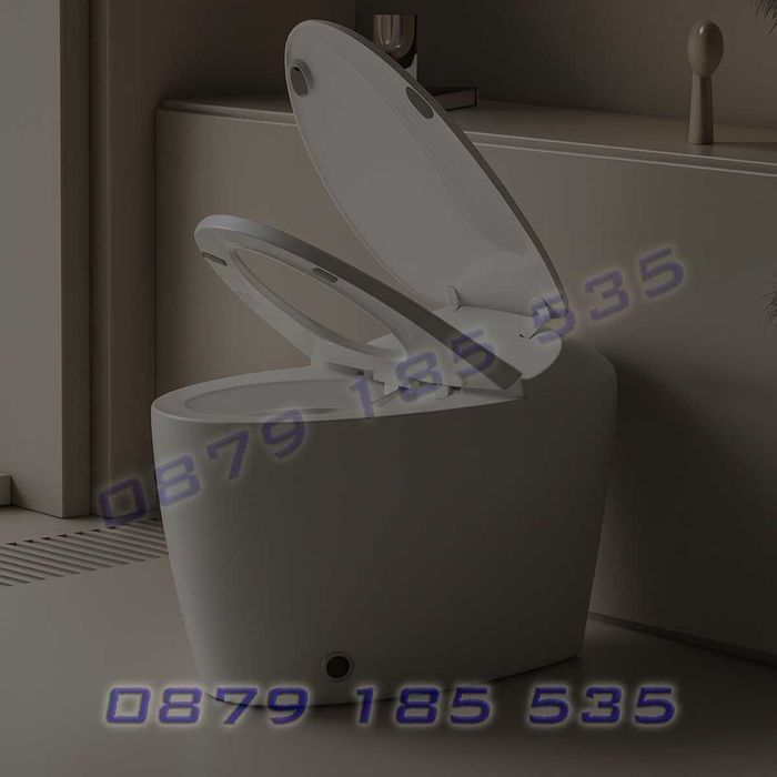 Луксозна тоалетна автоматични функции вградено казанче баня моноблок