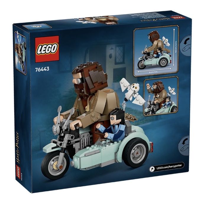 LEGO® Harry Potter 76443 - Разходка с мотоциклет на Хагрид и Хари Потър