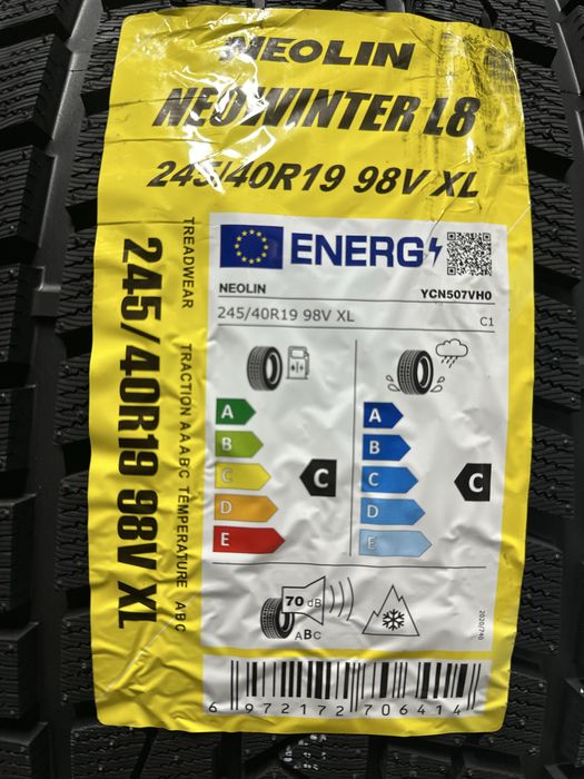 Нови зимни гуми NEOLIN L8 245/40R19 98V XL НОВ DOT БОРД 2454019