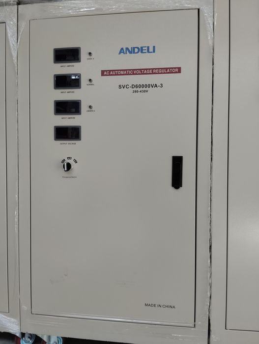 Stabilizator стабилизатор stabilzatr Andeli SVC 60-kva 280v-430v