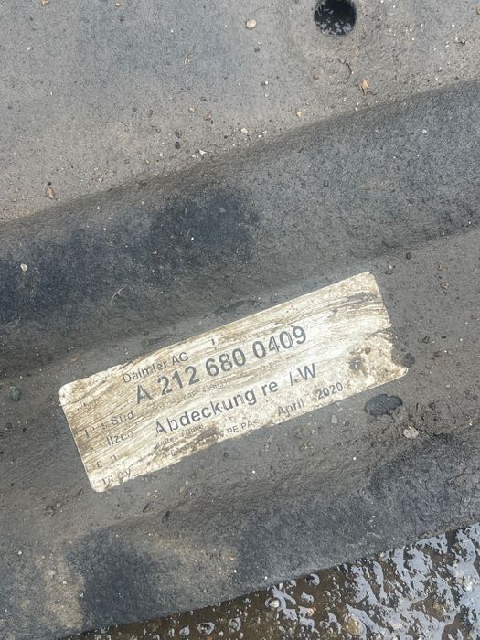 Scut Sub Caroserie Dreapta Mercedes-Benz E-Class W212 2009 -> 2.2 E 25