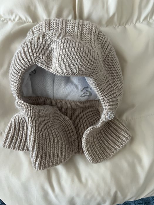 Комбинезон + кокон детский и шапка