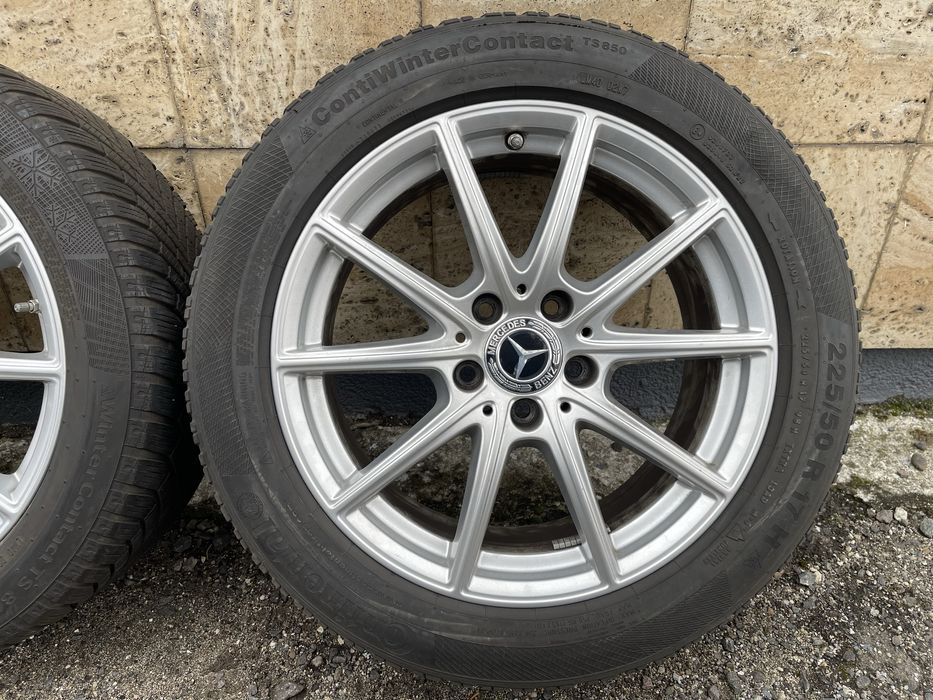Jante 17 Mercedes C Class CLA W205 W206 Anvelope 225 50 R17 M+S