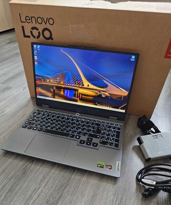 Нов Lenovo LOQ Ryzen 5 7235HS, RTX 3050, 24GB DDR5, 1TB с Гаранция
