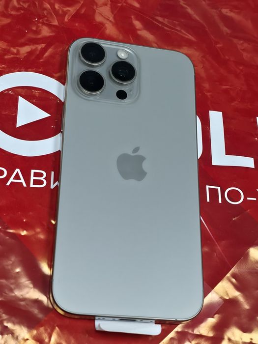 КАТО НОВ 256GB iPhone 16 Pro Max Гаранция Технополис 2026 Natural Titanium