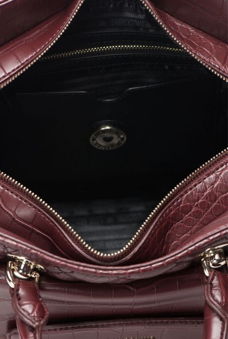 100% Love Moschino Чанта с екзотичен релеф