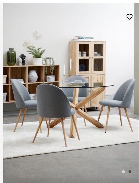 Set mobilier masa living + scaune, coltar , pat