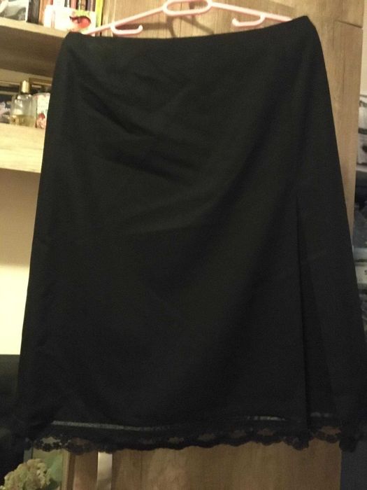 дамски женски комплект костюм Аристон черен като нов