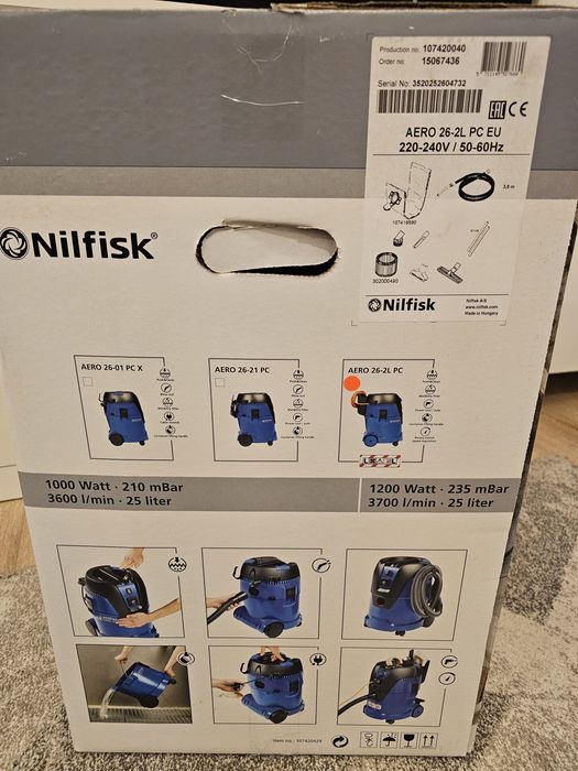 Aspirator profesional AERO 26-2L PC