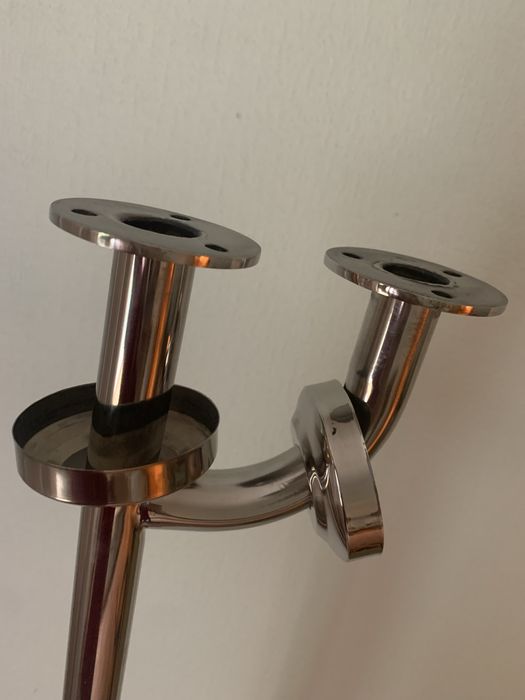 Карниз угловой для душа (нержавейка)