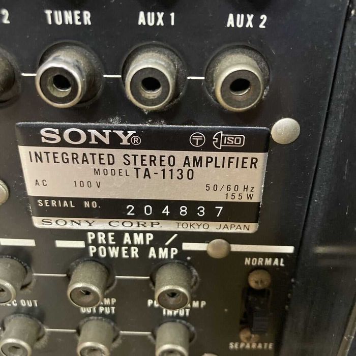 Sony ta 1130 винтажный усилитель