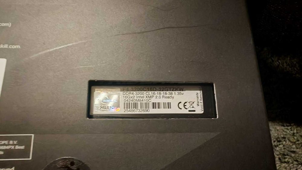 НОВА ! Рам памет G.SKILL Trident Z, 32GB (2x16GB) DDR4, 3200MHz CL16