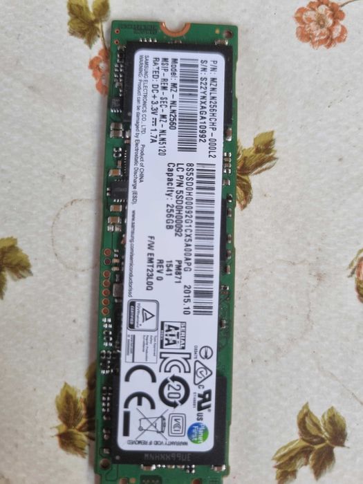 Hdd SSD M2 laptop 256GB