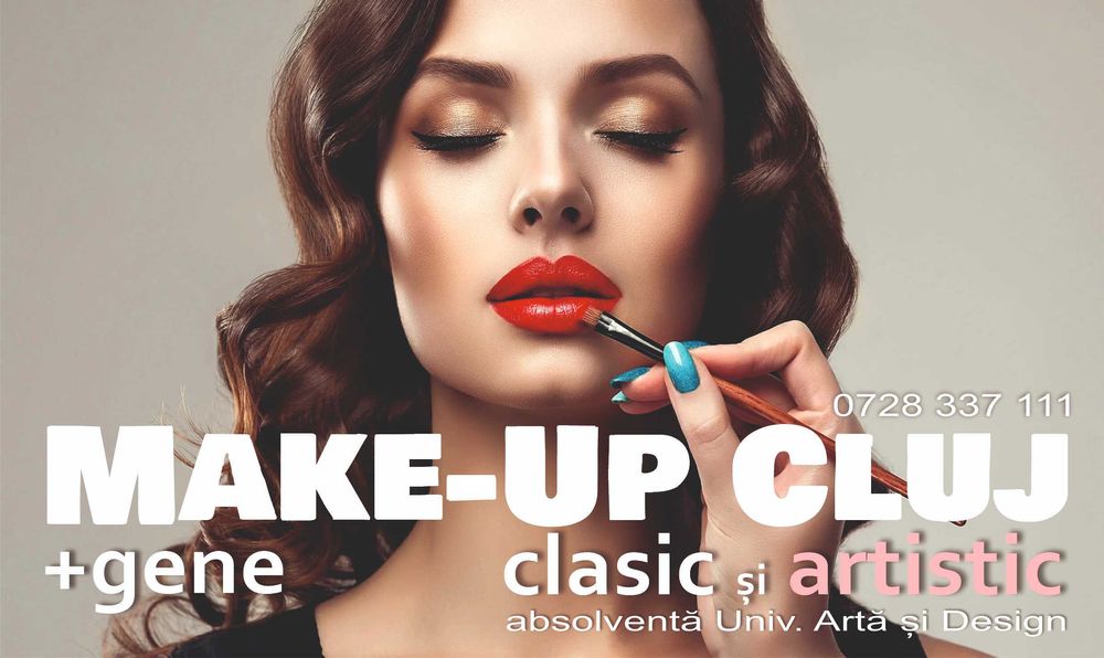 Make-Up Cuj clasic si artistic + Gene
