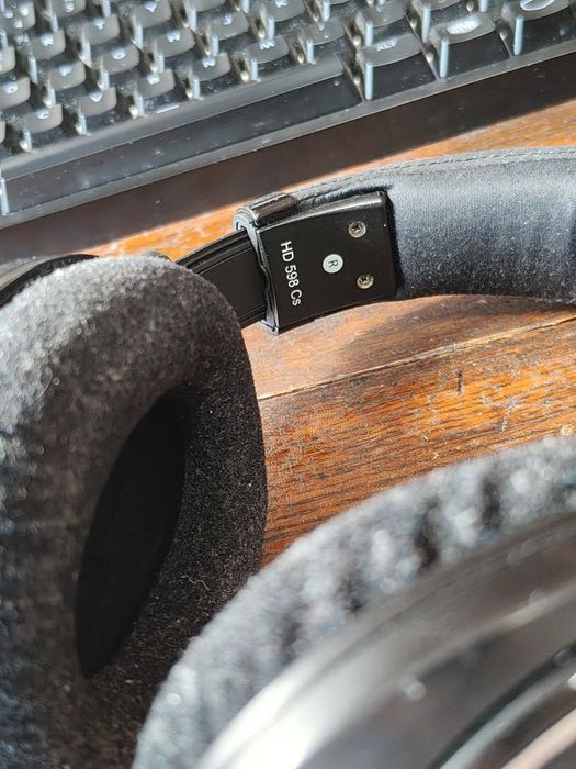 Casti premium Over Ear Sennheiser HD 598 Cs cu cablu original 3m 6.3