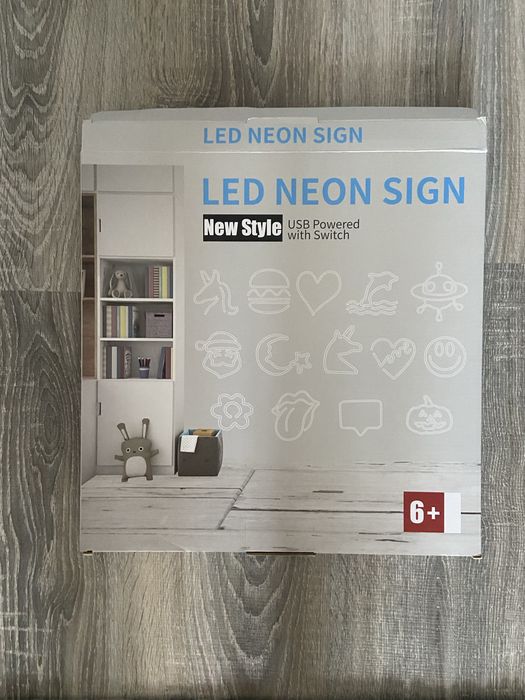 Led neon cu mesaj