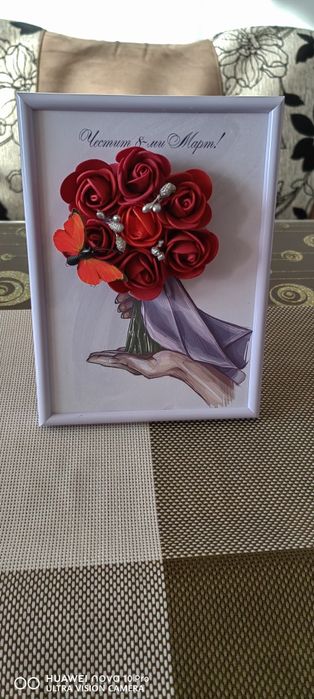 Вечни букети в рамка