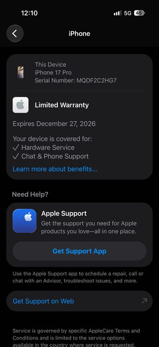 iPhone 17 Pro Stare excelentă