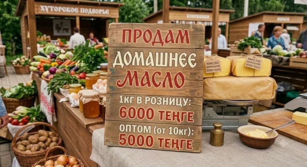 Сливочное масло.
