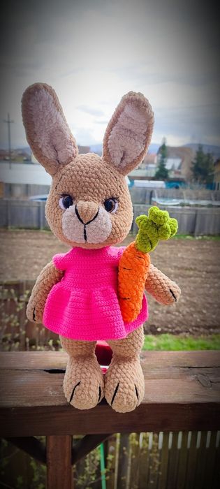 Iepuraș croșetat manual – jucărie unicat