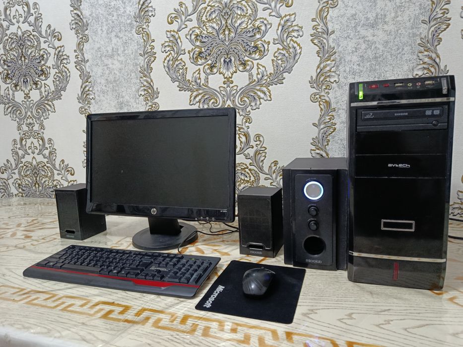 Kompyuter damashniy arzon sotiladi. Komplekt